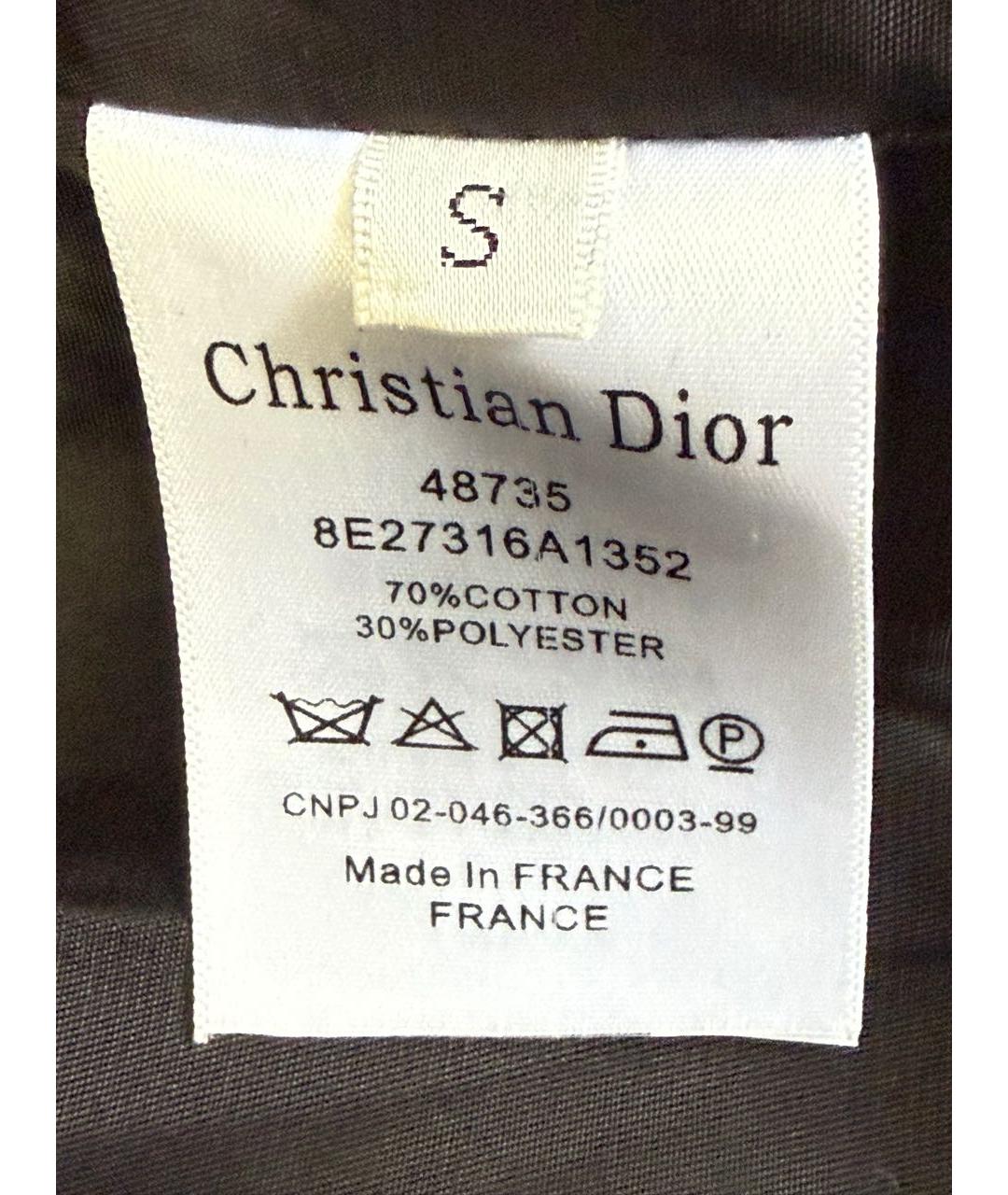 CHRISTIAN DIOR Мульти хлопковый жакет/пиджак, фото 5