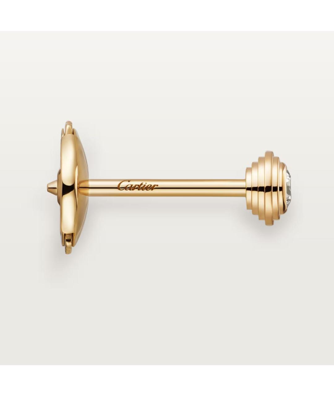 CARTIER Золотые серьги из желтого золота, фото 3