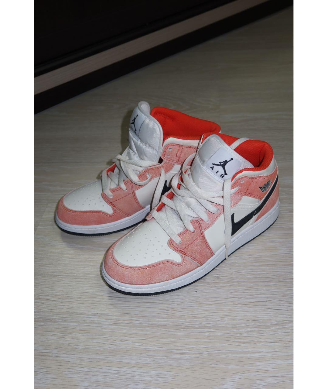 JORDAN Оранжевое кеды, фото 6