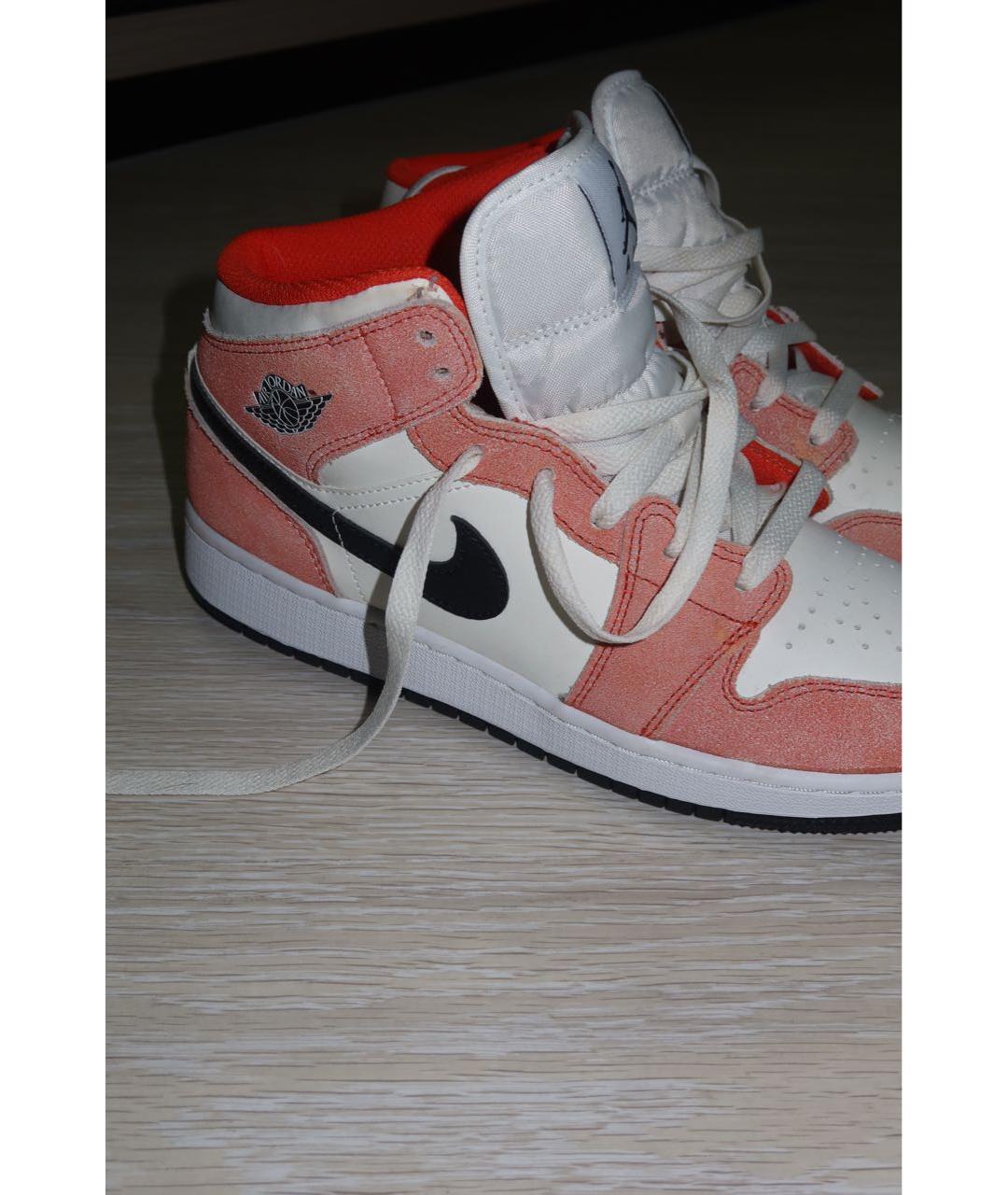 JORDAN Оранжевое кеды, фото 5