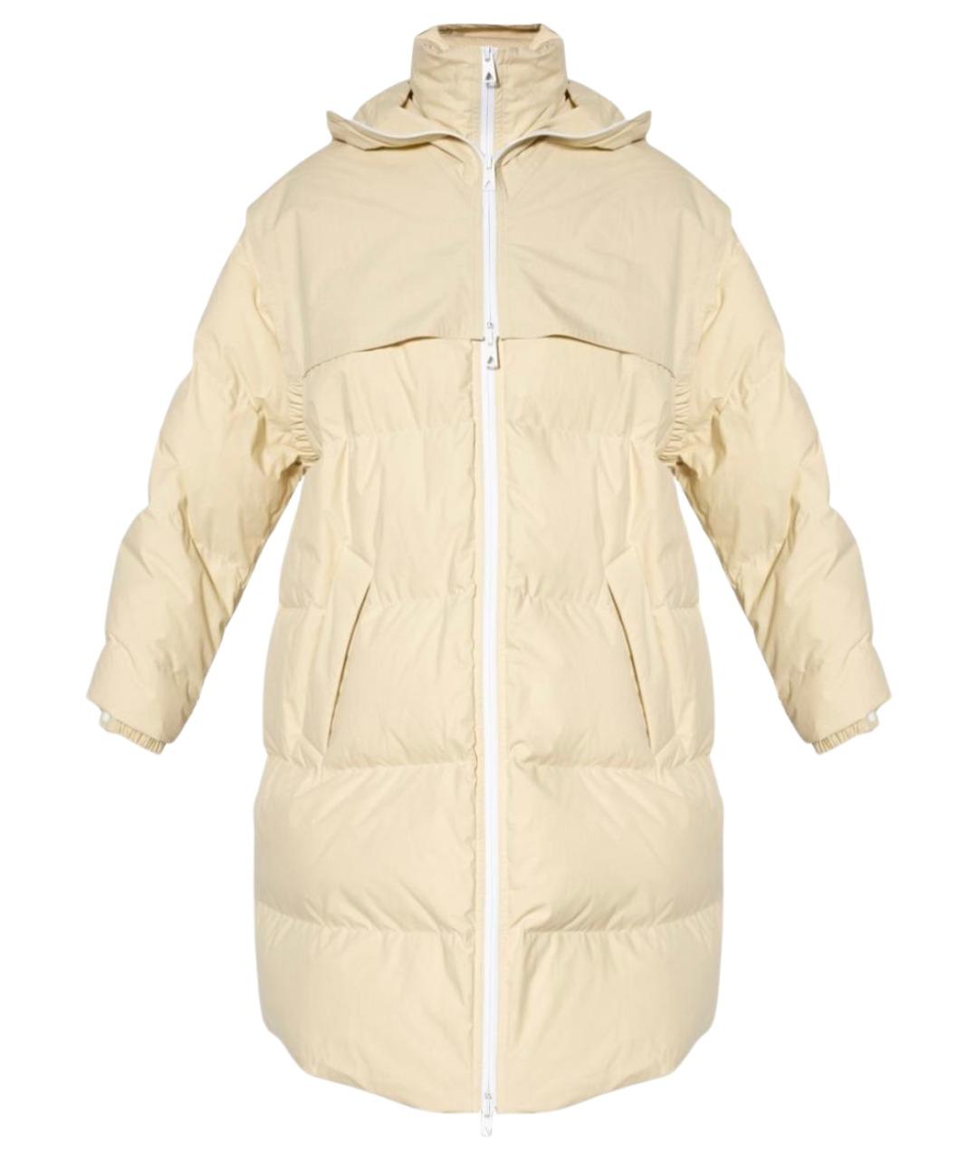 BOTTEGA VENETA Бежевый хлопковый пуховик, фото 1