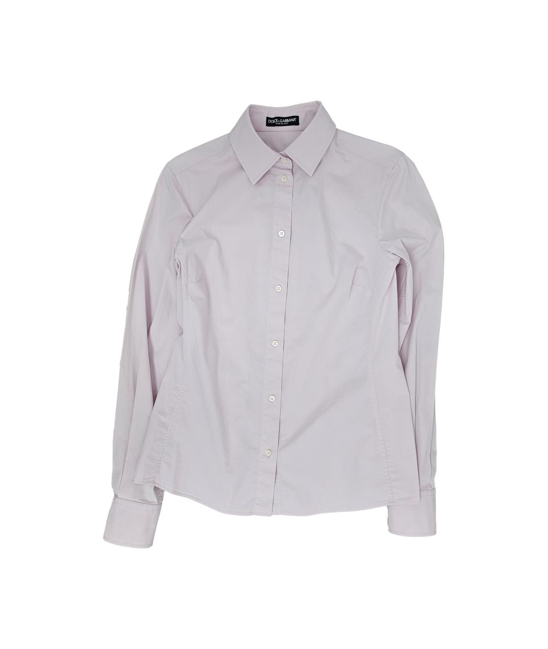 DOLCE&GABBANA Розовая хлопковая рубашка, фото 3