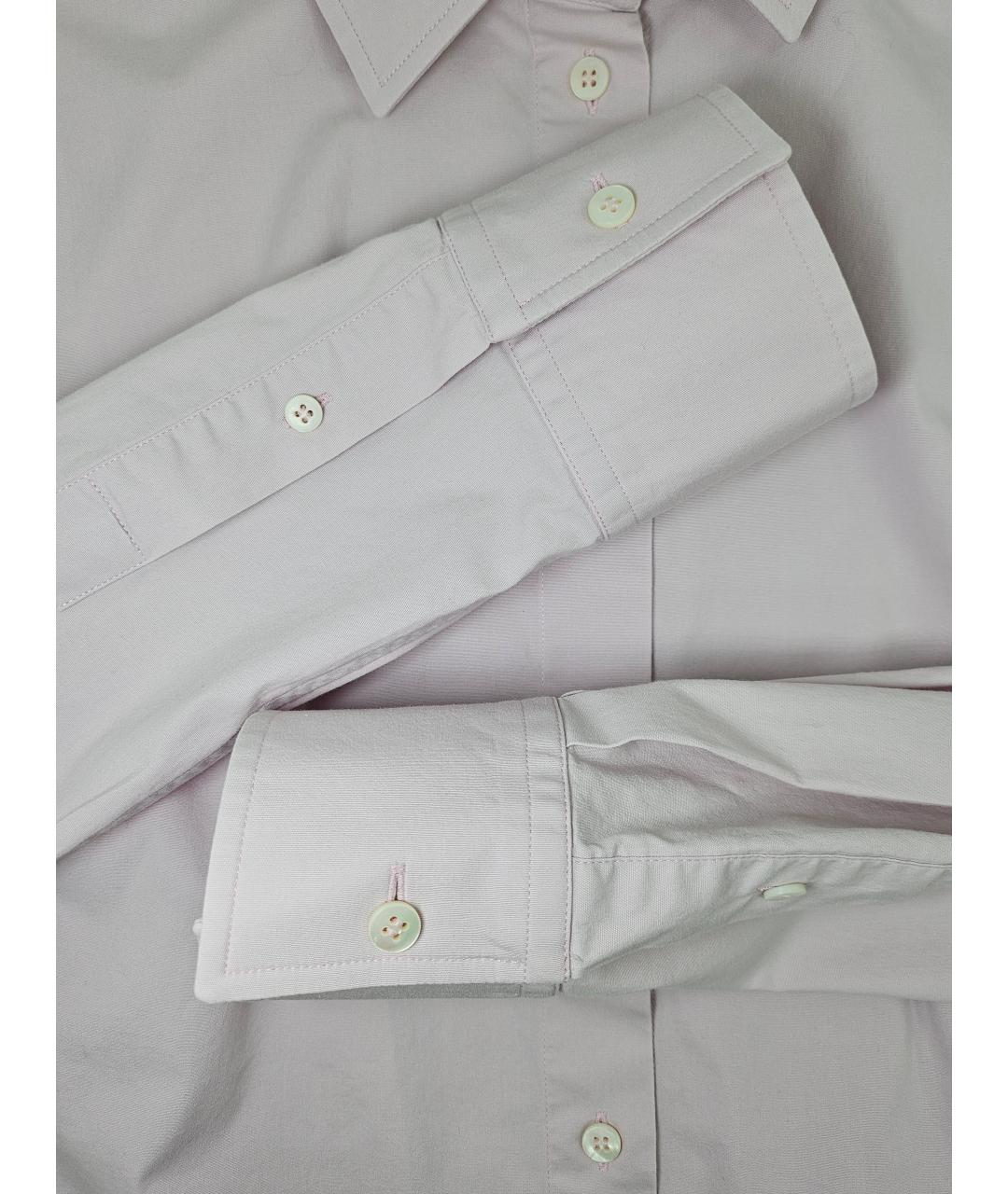 DOLCE&GABBANA Розовая хлопковая рубашка, фото 4