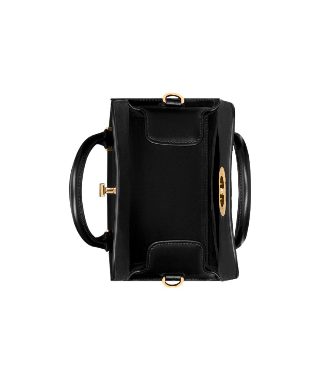 CHRISTIAN DIOR Черная кожаная сумка через плечо, фото 4