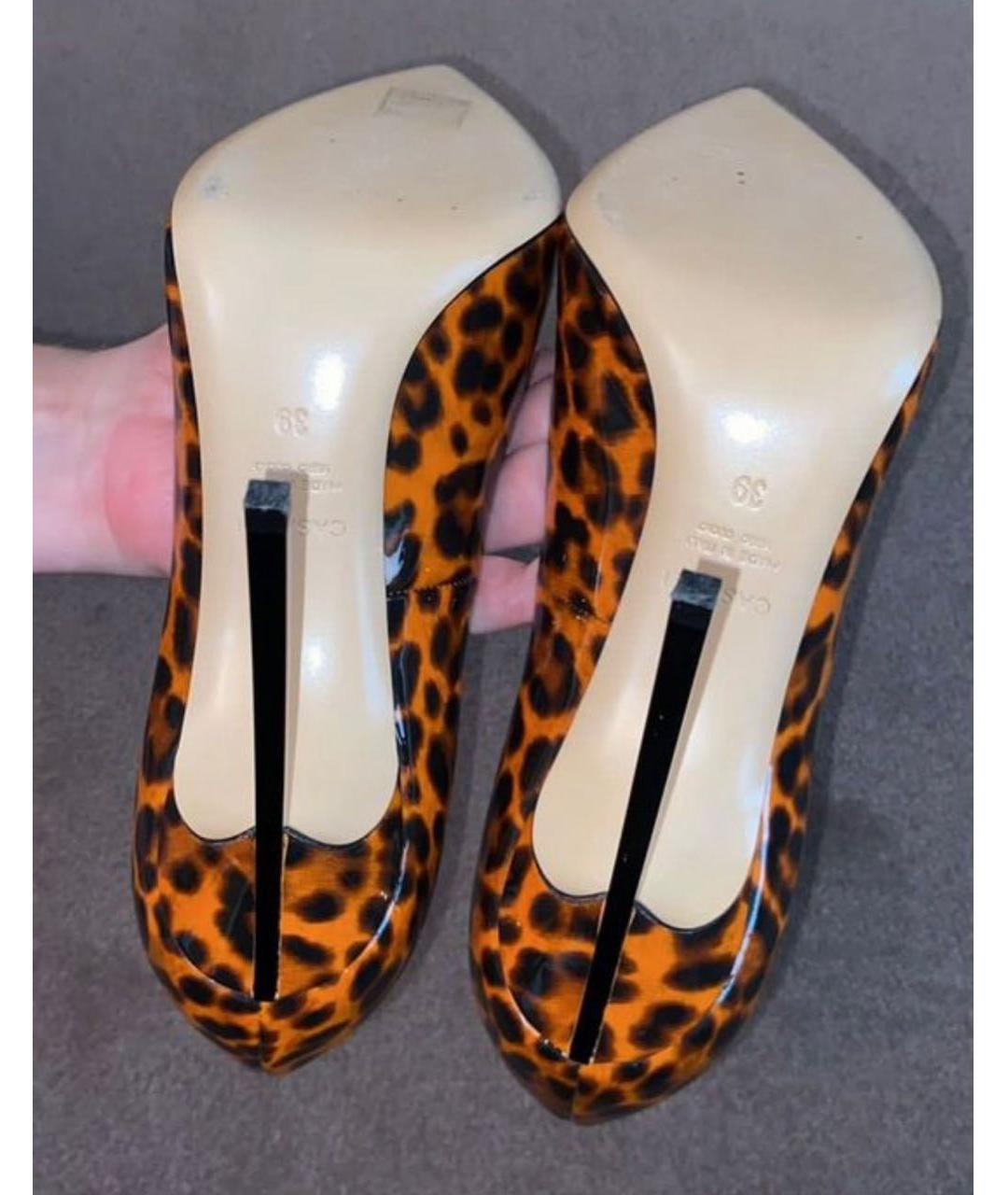 CASADEI Мульти туфли из лакированной кожи, фото 5