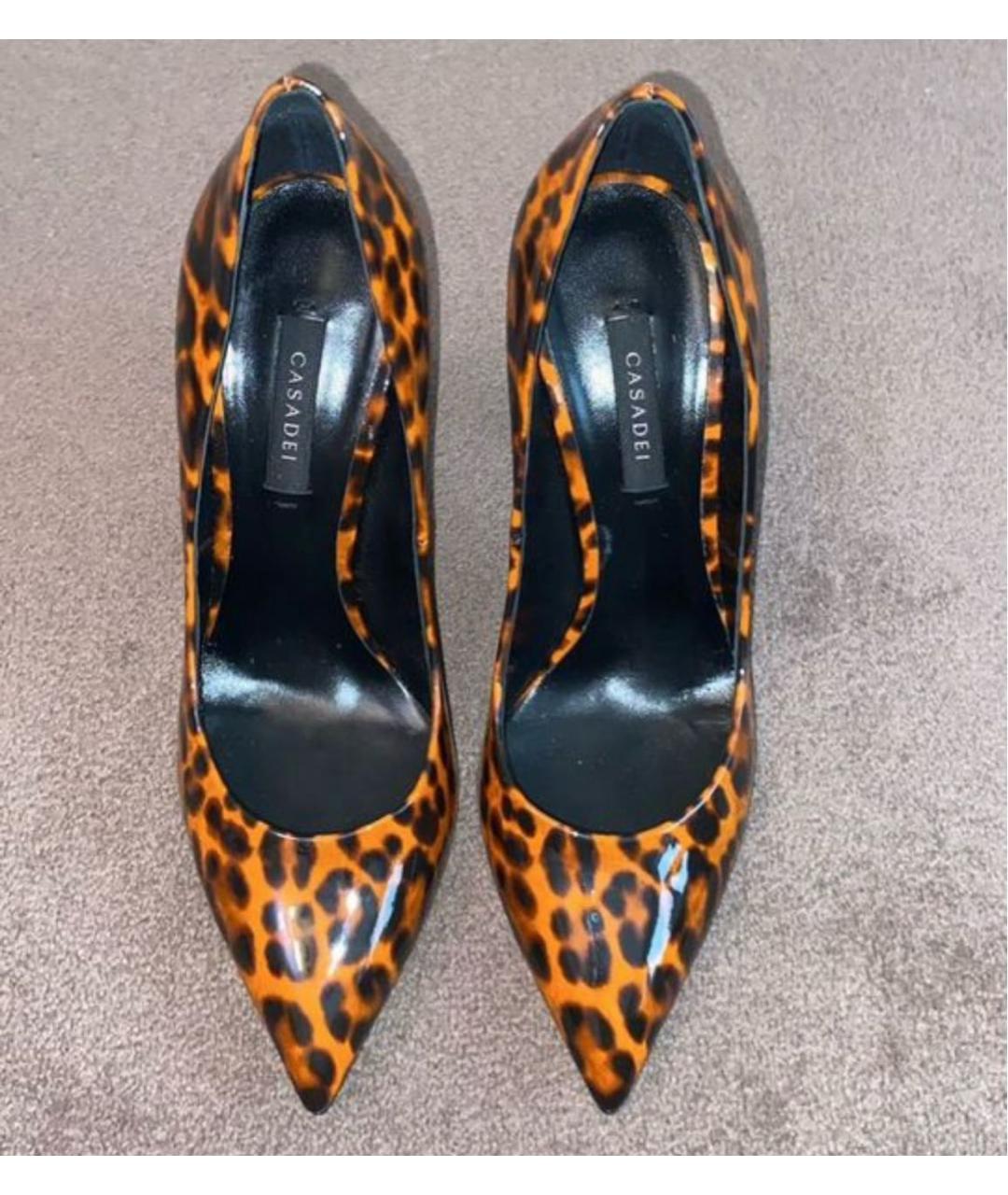 CASADEI Мульти туфли из лакированной кожи, фото 2