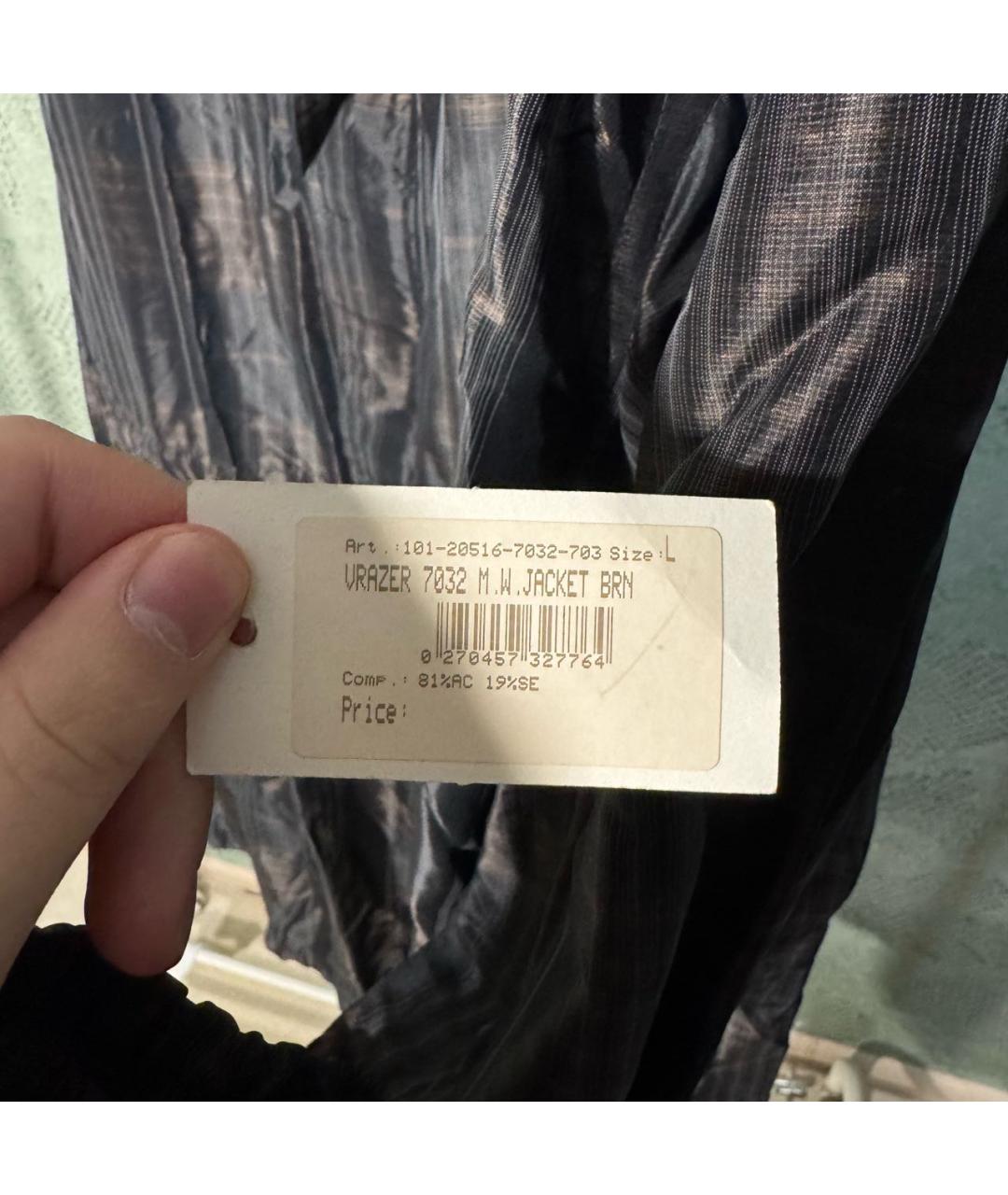 DRIES VAN NOTEN Коричневый полиэстеровый тренч / плащ, фото 6