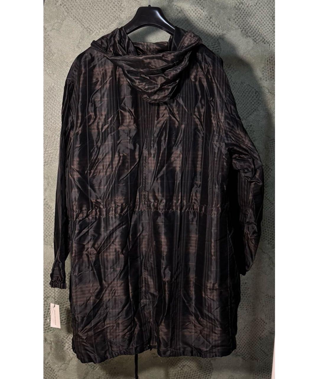 DRIES VAN NOTEN Коричневый полиэстеровый тренч / плащ, фото 2