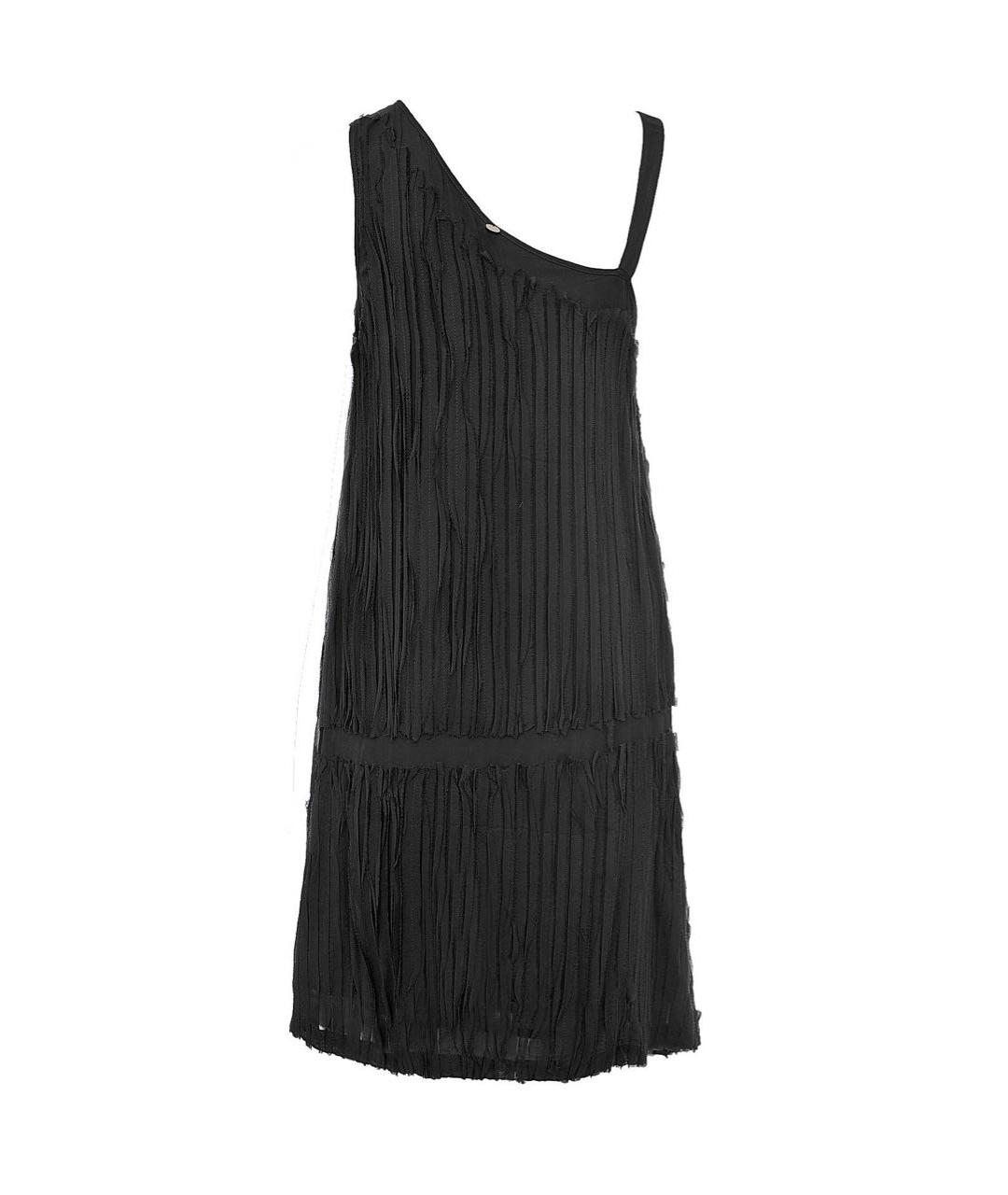 LIVIANA CONTI Черное вискозное платье, фото 2