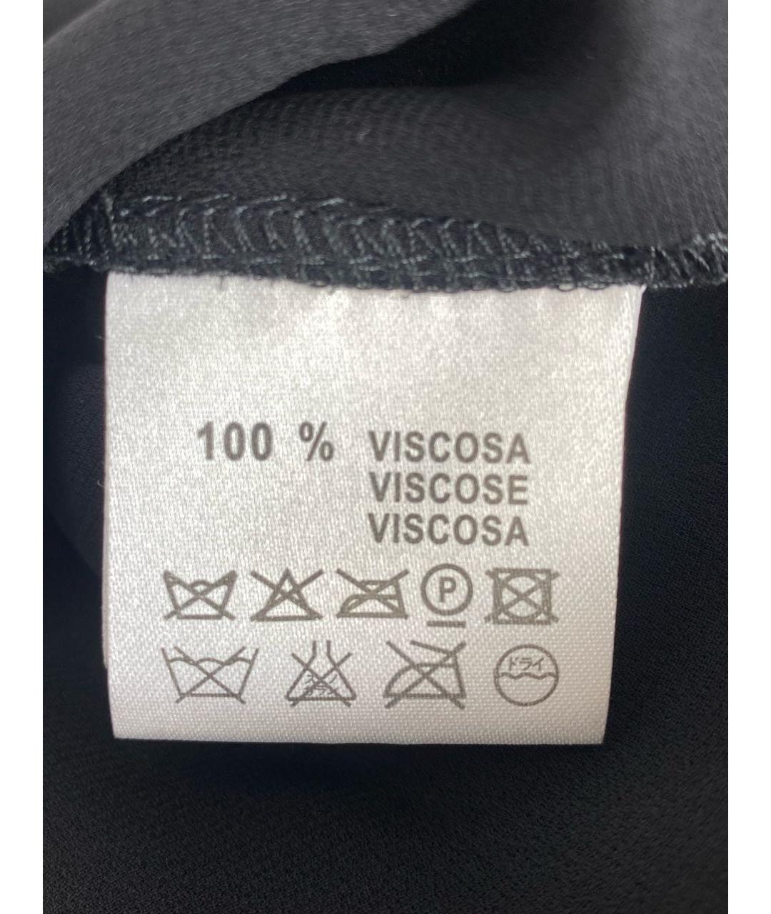 LIVIANA CONTI Черное вискозное платье, фото 7