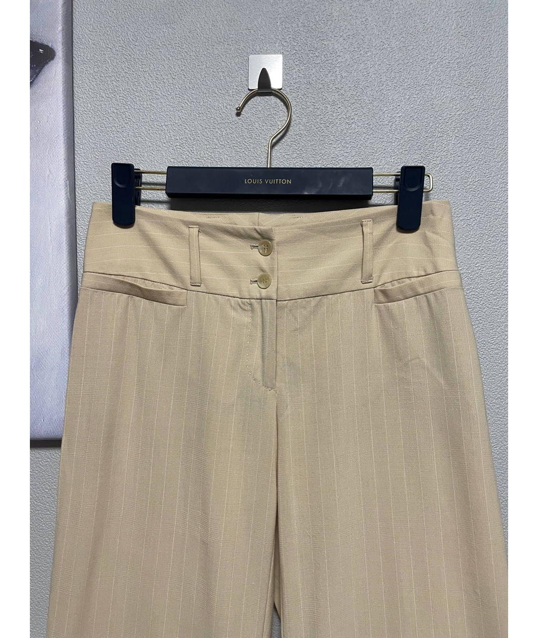 DOLCE&GABBANA Бежевый хлопковый костюм с брюками, фото 3