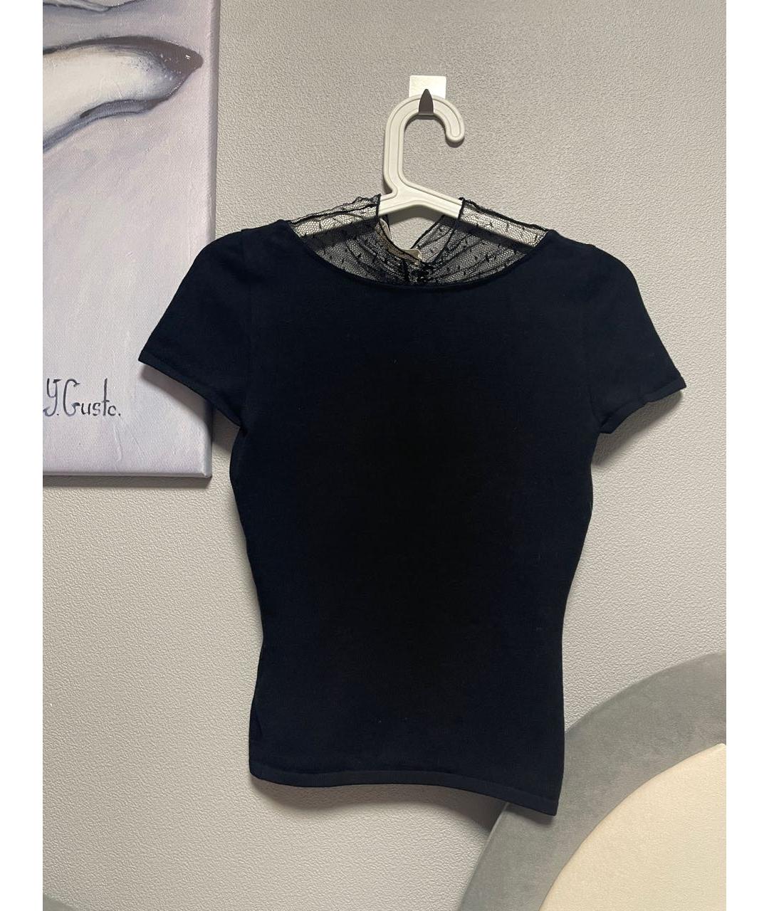 VALENTINO Черная хлопковая водолазка, фото 4