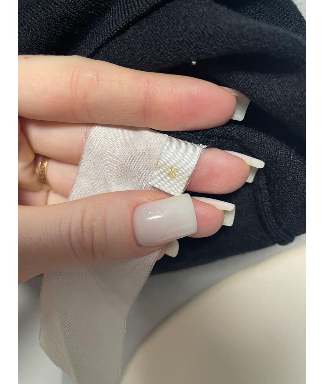 VALENTINO Черная хлопковая водолазка, фото 6