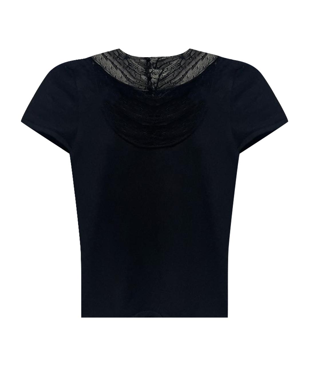 VALENTINO Черная хлопковая водолазка, фото 1