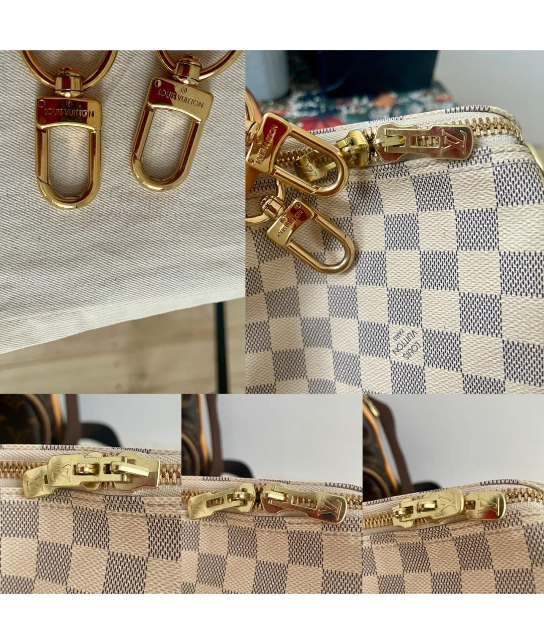 LOUIS VUITTON Белая дорожная/спортивная сумка, фото 6