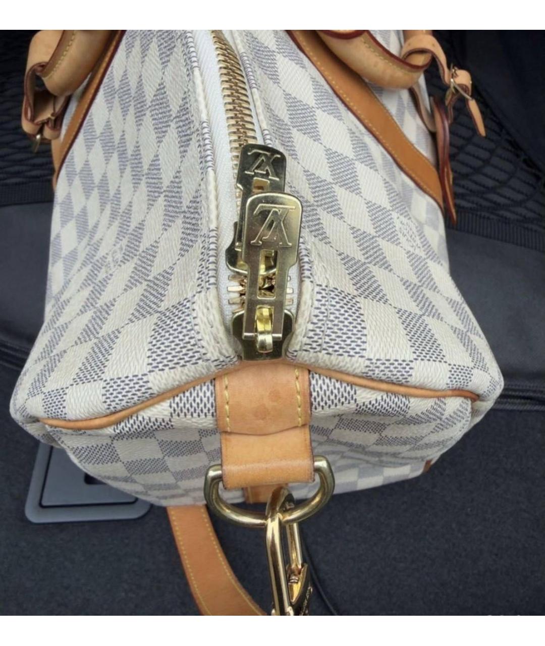 LOUIS VUITTON Белая дорожная/спортивная сумка, фото 5
