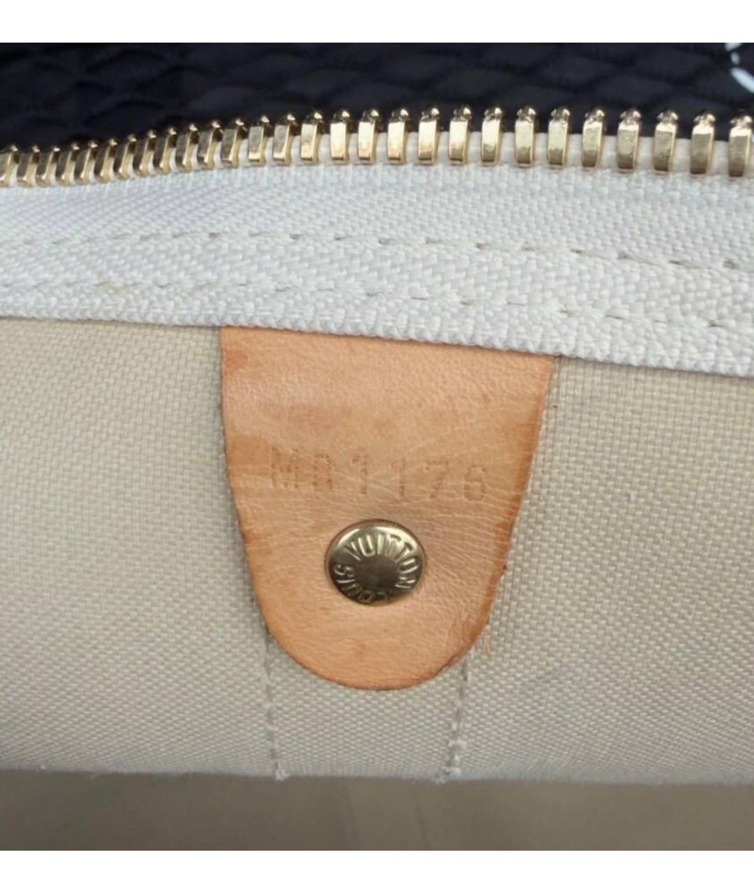 LOUIS VUITTON Белая дорожная/спортивная сумка, фото 7