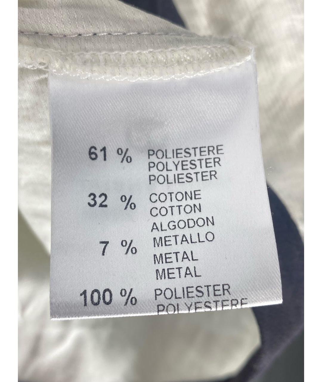 LIVIANA CONTI Белое полиэстеровое платье, фото 8