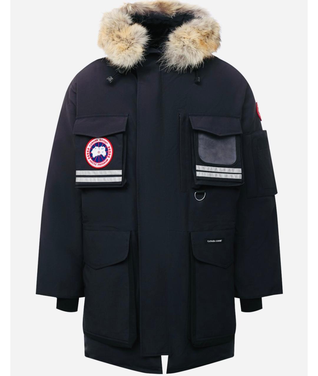 CANADA GOOSE Темно-синяя полиэстеровая парка, фото 10