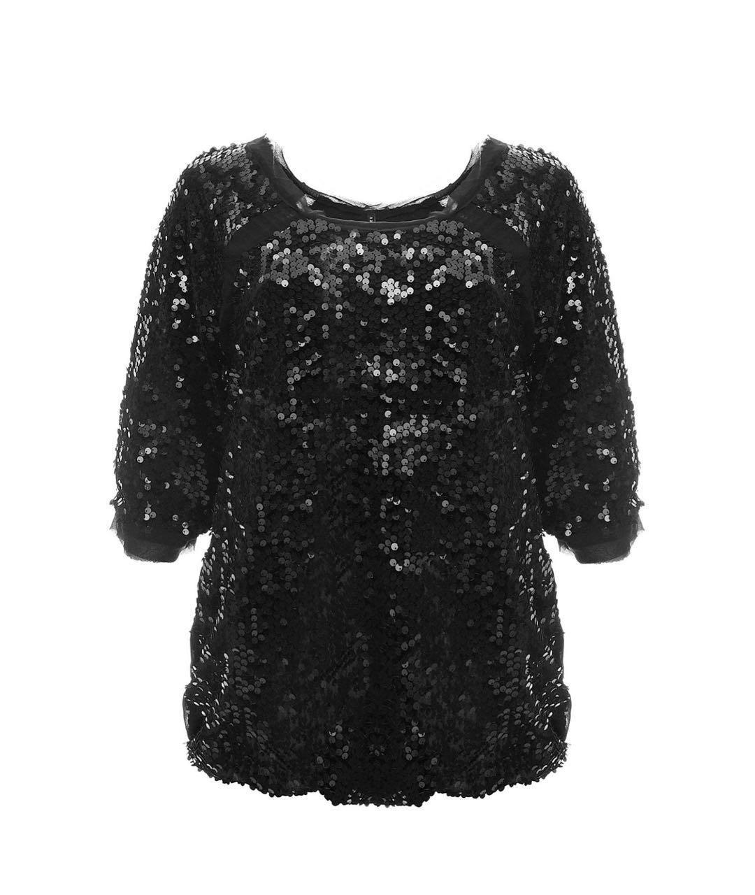 LIVIANA CONTI Черная полиэстеровая блузы, фото 1