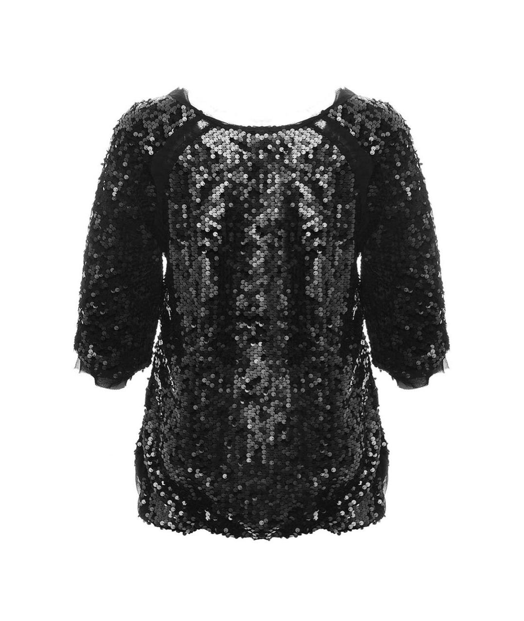 LIVIANA CONTI Черная полиэстеровая блузы, фото 2