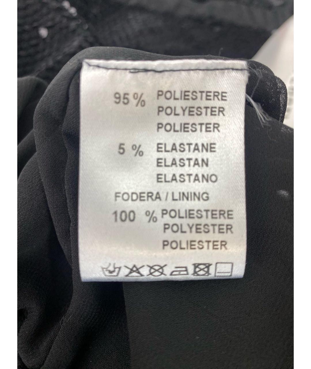 LIVIANA CONTI Черная полиэстеровая блузы, фото 8