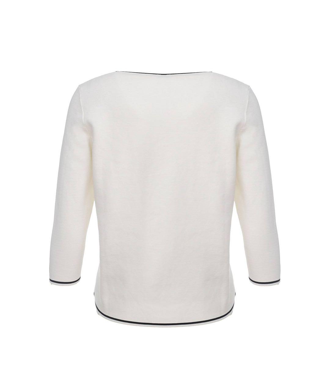 LIVIANA CONTI Белый хлопковый кардиган, фото 2