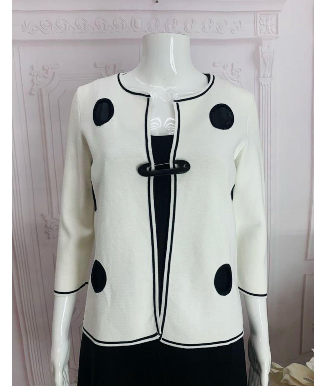 LIVIANA CONTI Белый хлопковый кардиган, фото 5