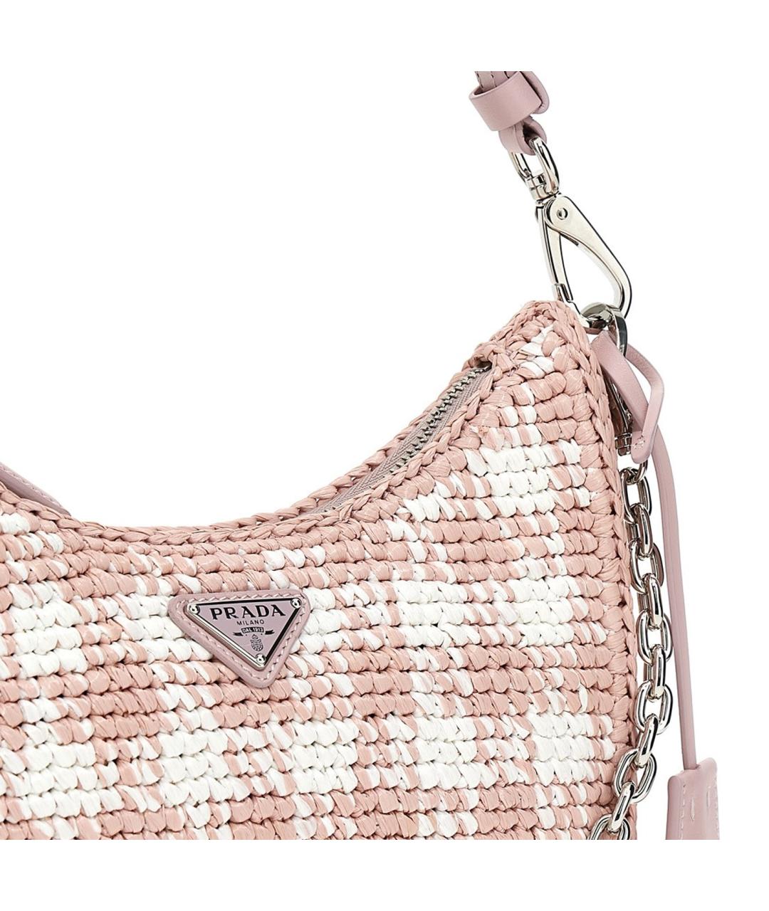 PRADA Розовая сумка через плечо, фото 3