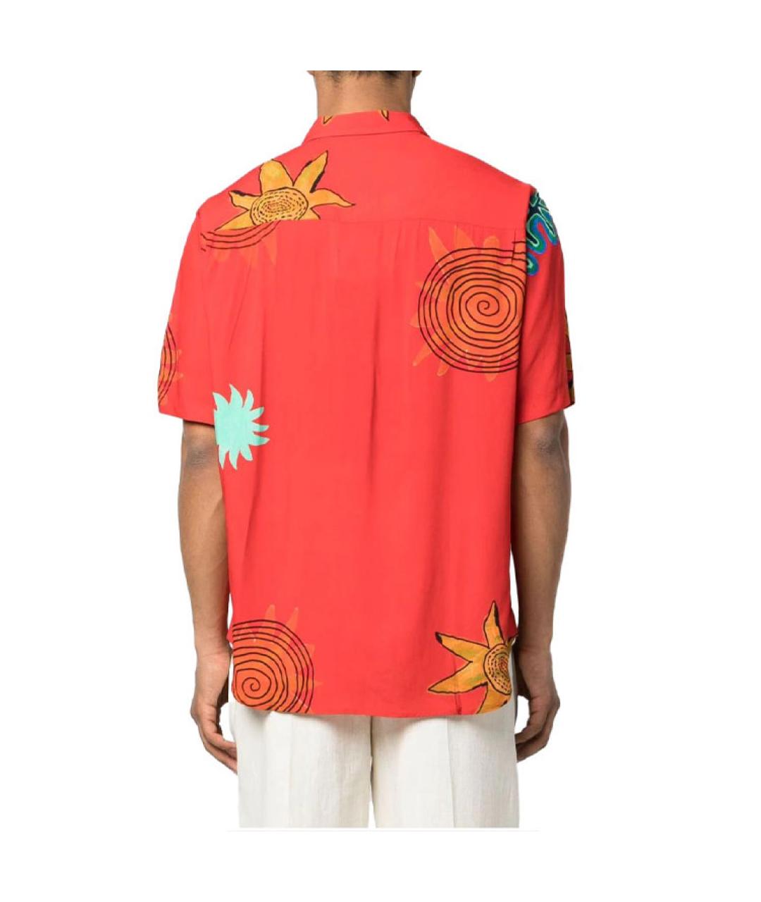 JACQUEMUS Красная хлопковая классическая рубашка, фото 2