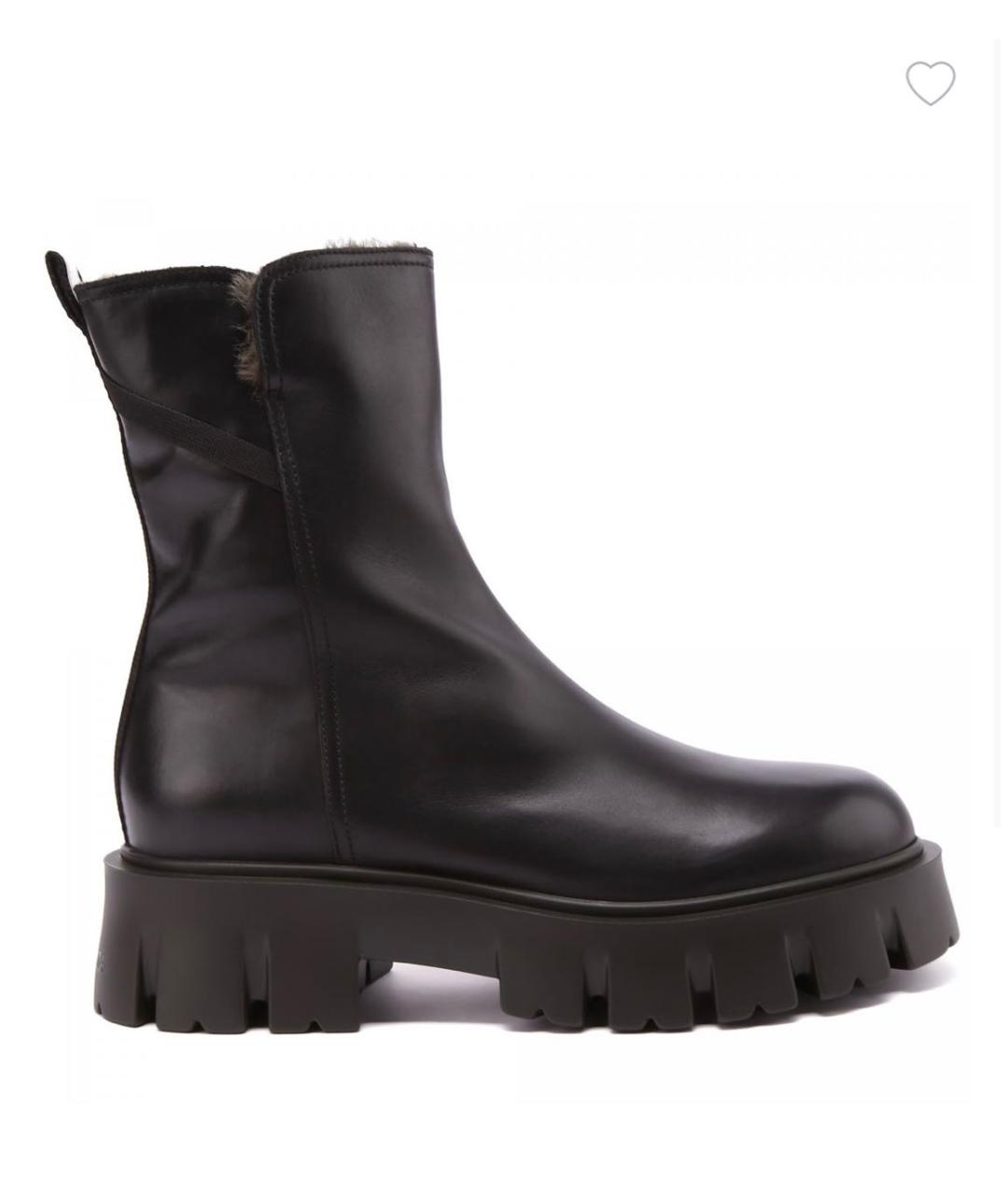 PREMIATA Черные кожаные ботинки, фото 6