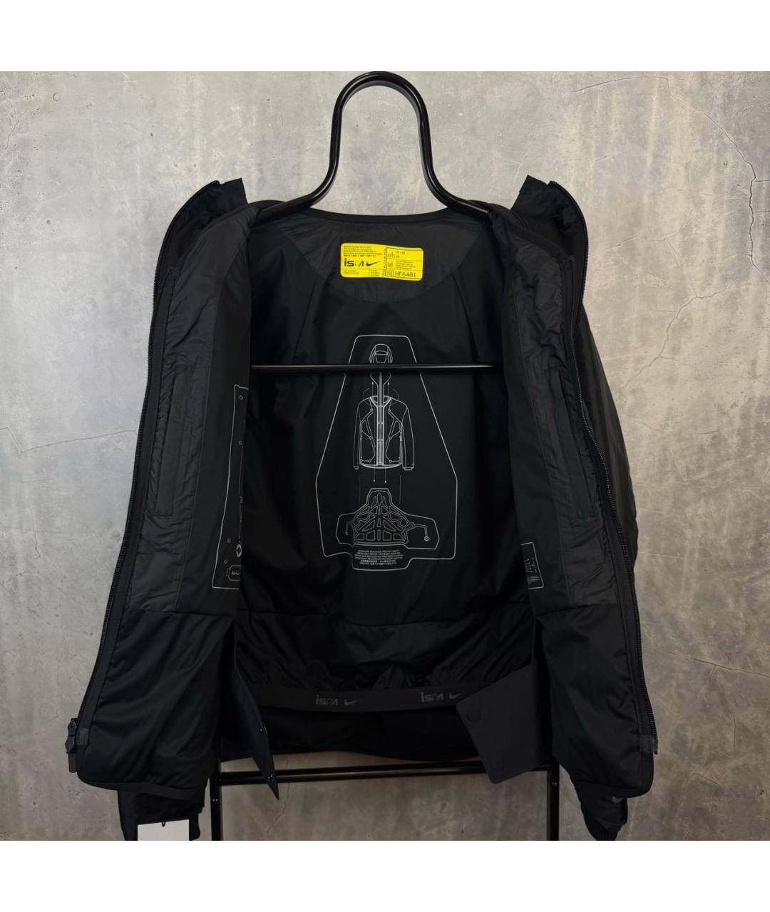 NIKE Черная куртка, фото 2