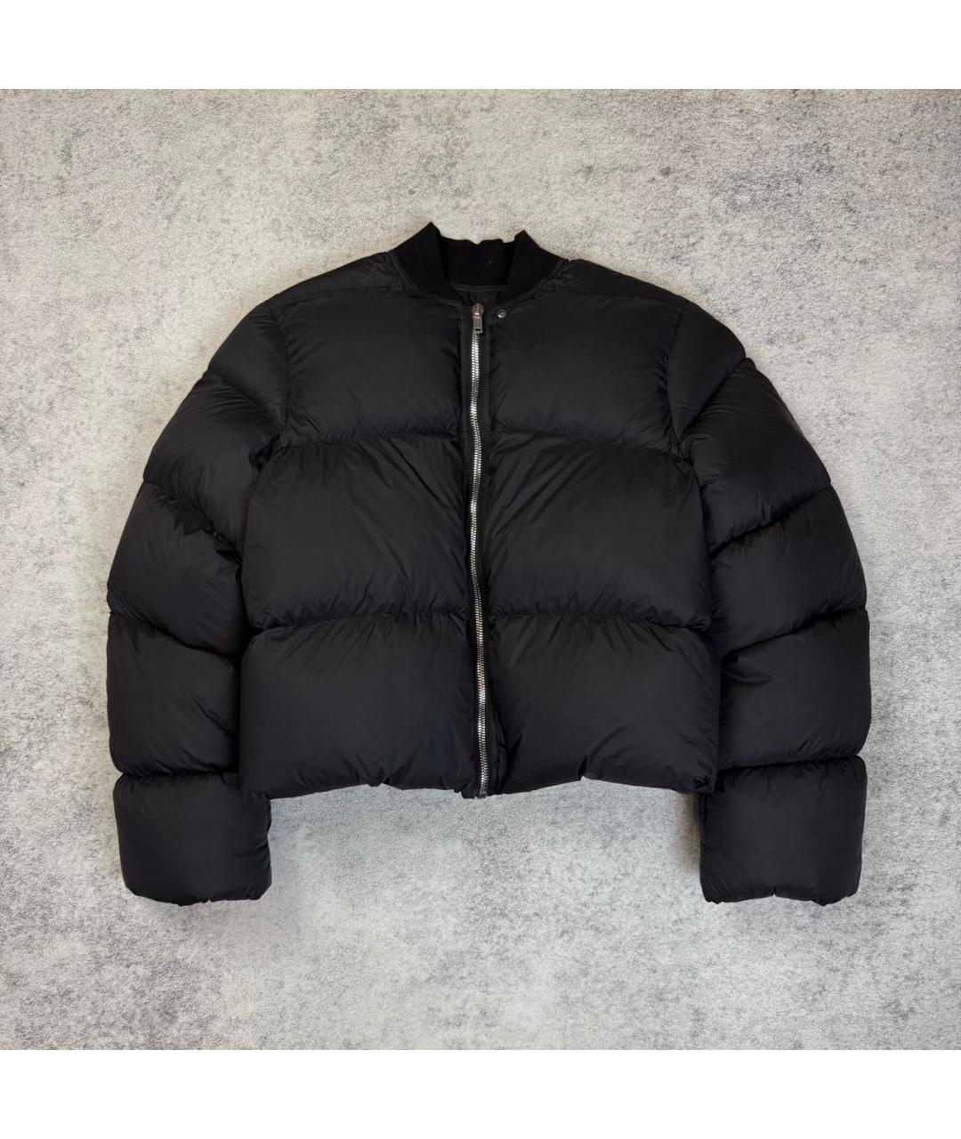 RICK OWENS Черный полиэстеровый пуховик, фото 9