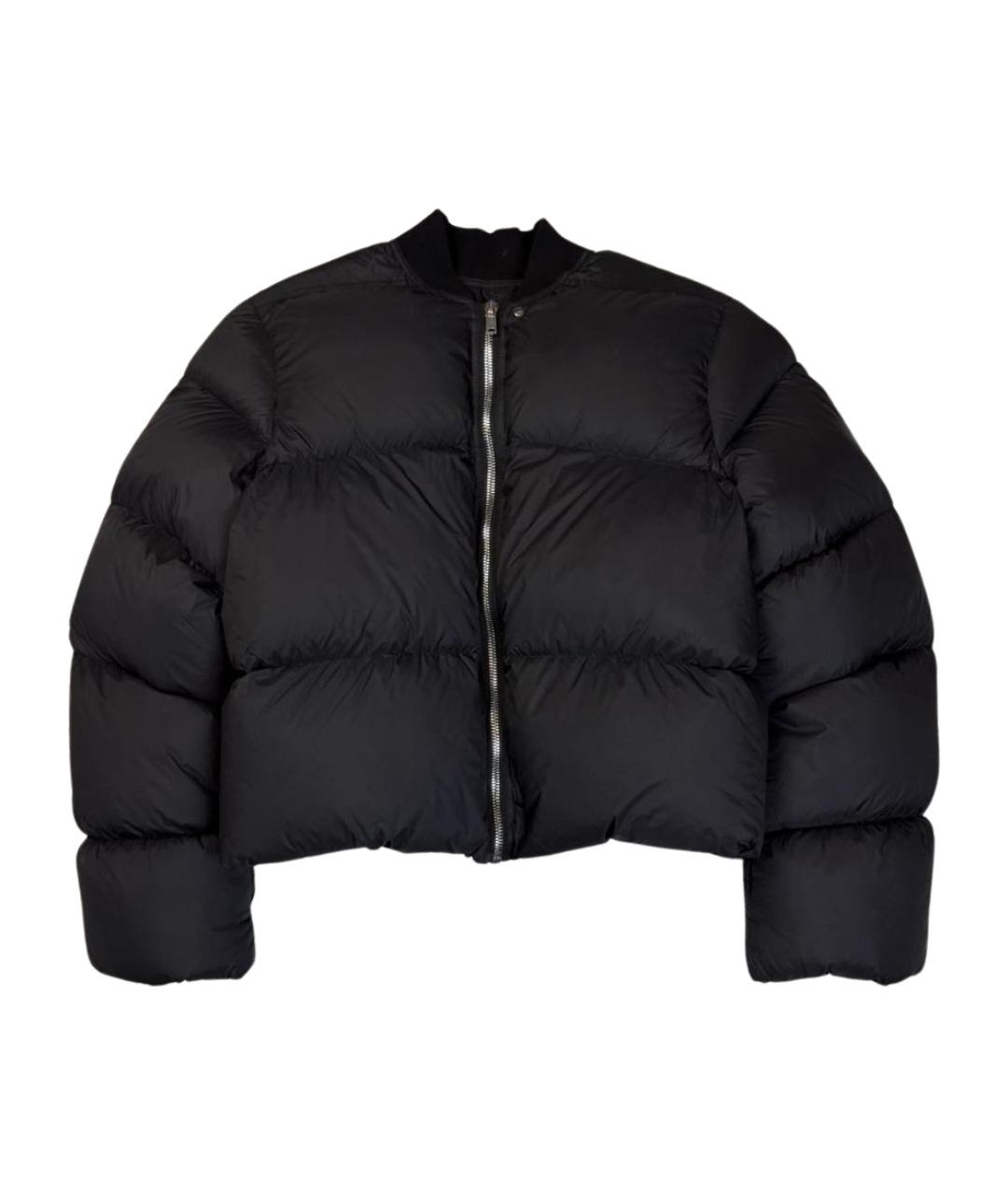 RICK OWENS Черный полиэстеровый пуховик, фото 1