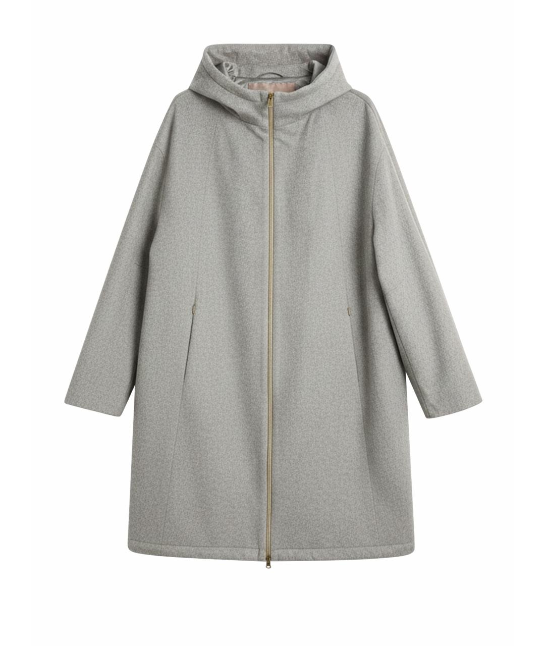 HERNO Серое кашемировое пальто, фото 1