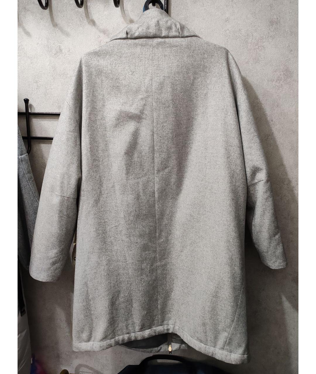 HERNO Серое кашемировое пальто, фото 2