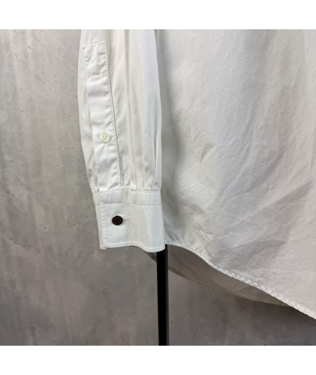 HERMES Белая классическая рубашка, фото 7