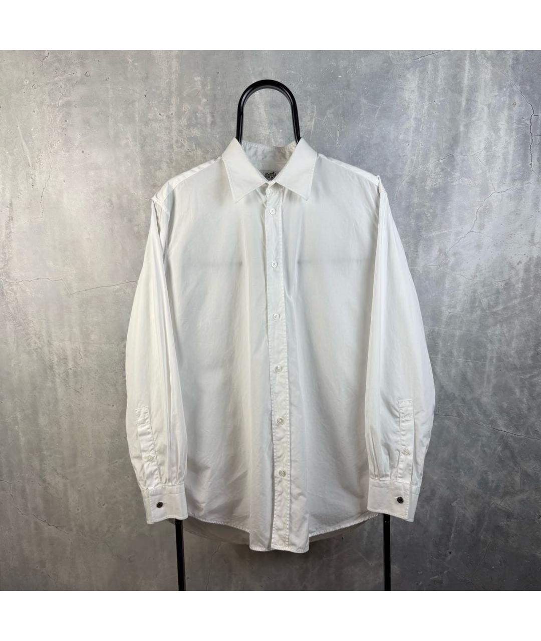 HERMES Белая классическая рубашка, фото 9