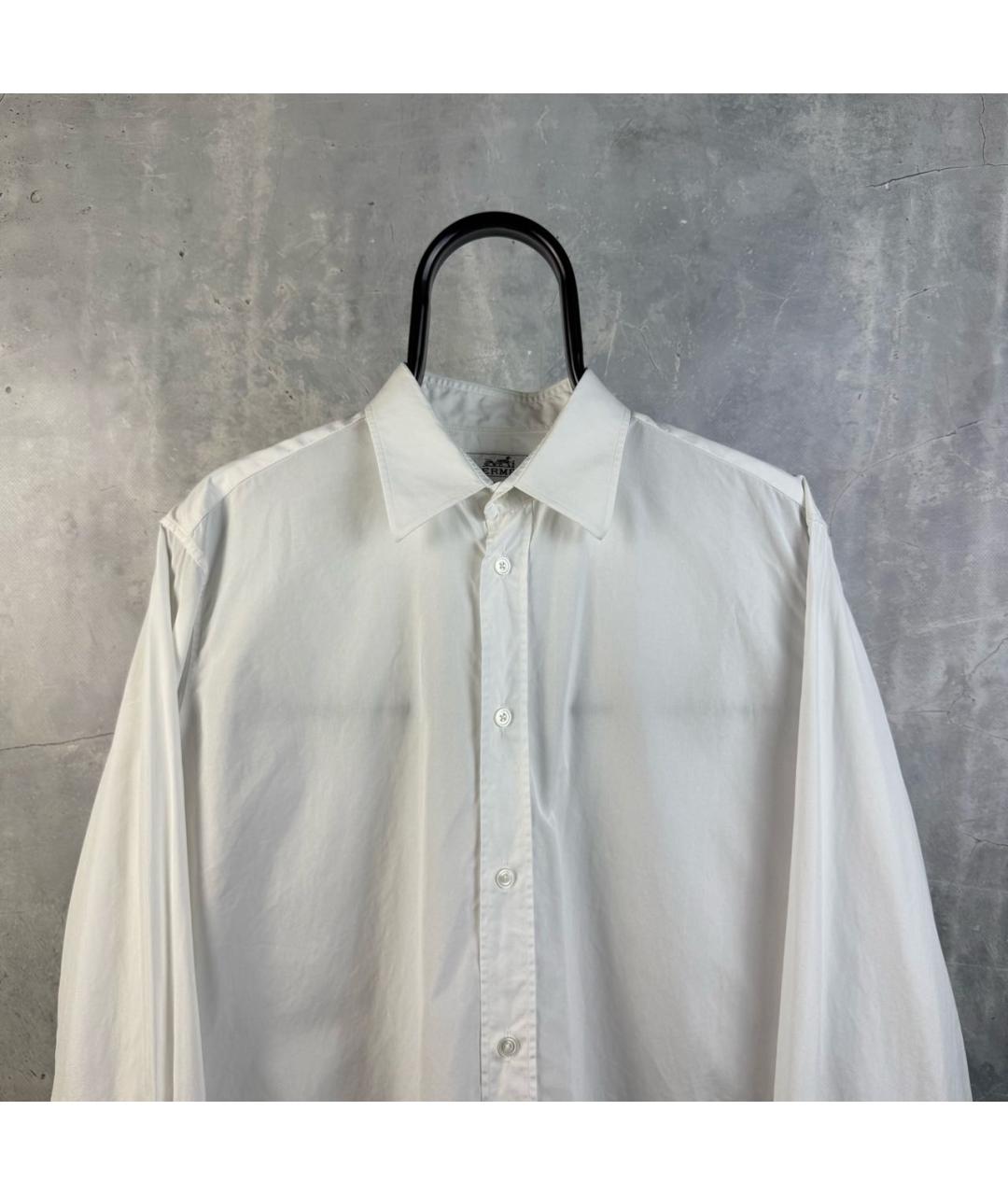 HERMES Белая классическая рубашка, фото 2