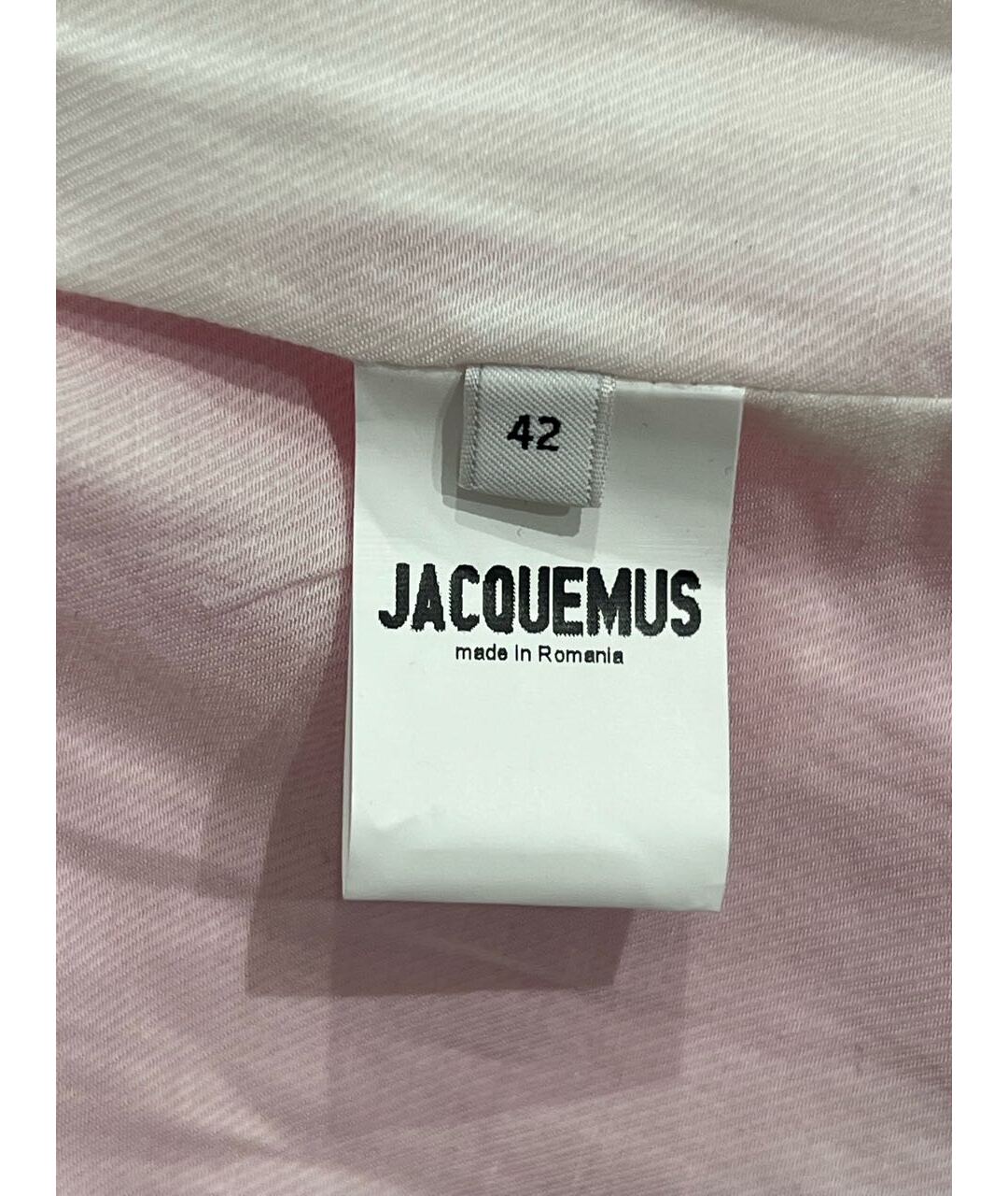 JACQUEMUS Розовый шелковый жакет/пиджак, фото 7