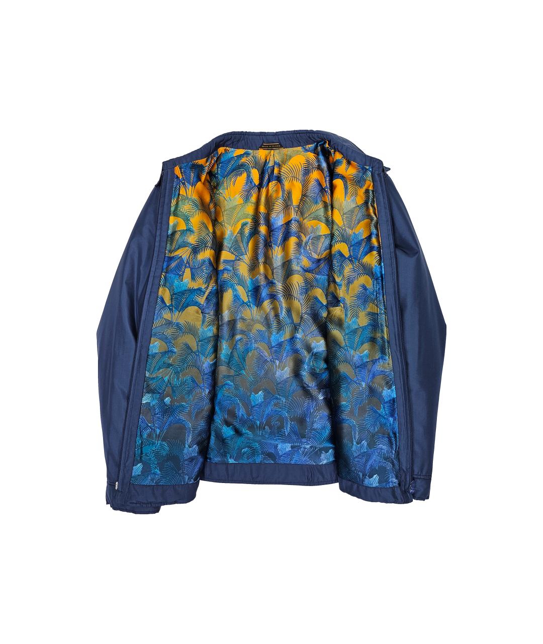 ZILLI Синяя шелковая куртка, фото 3