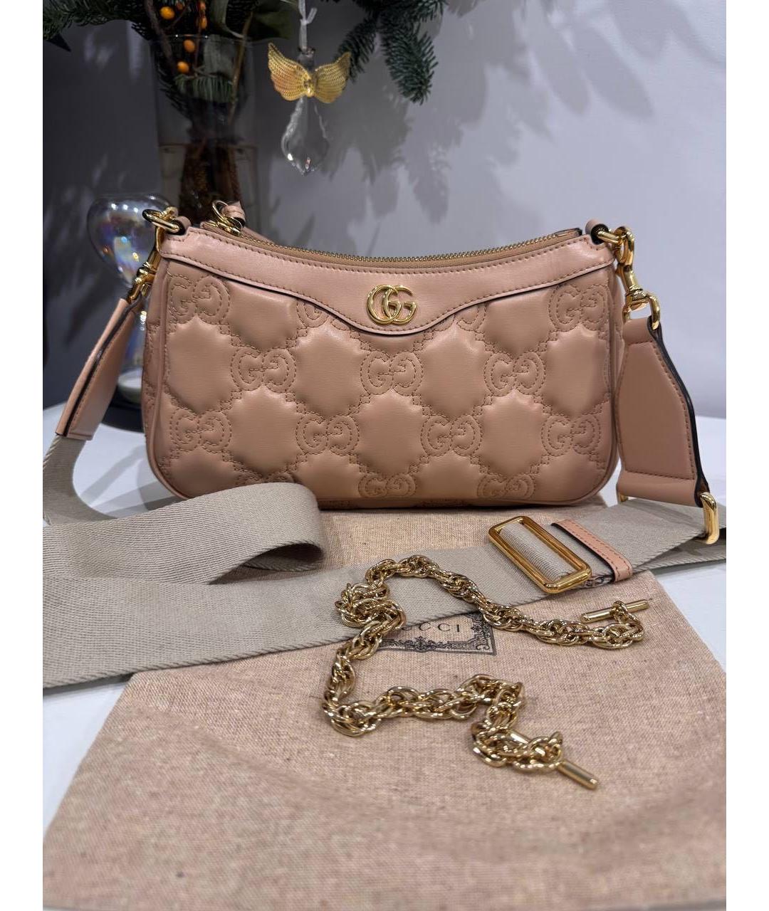 GUCCI Кожаная сумка через плечо, фото 6