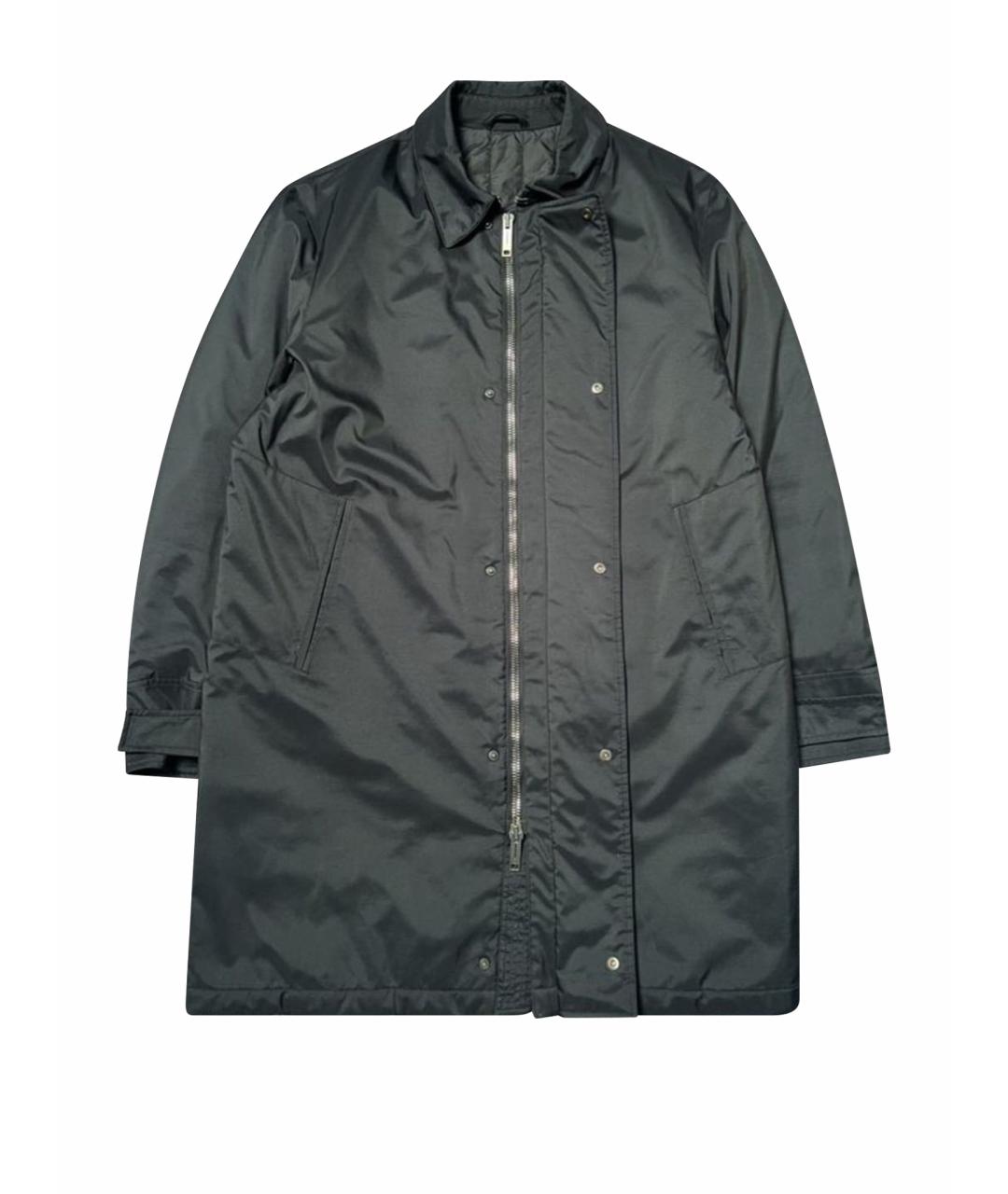 ERMENEGILDO ZEGNA XXX Черный полиамидовый пуховик, фото 1