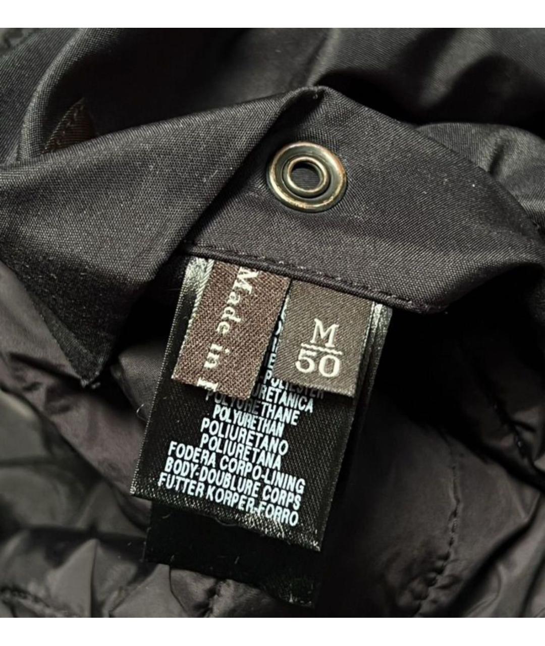 ERMENEGILDO ZEGNA XXX Черный полиамидовый пуховик, фото 7