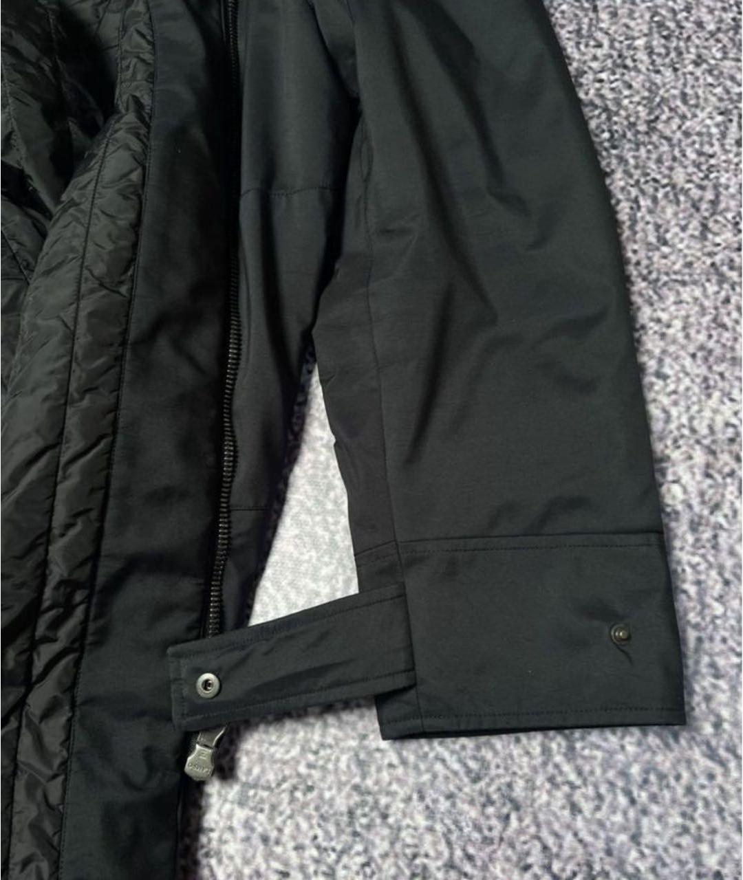 ERMENEGILDO ZEGNA XXX Черный полиамидовый пуховик, фото 8