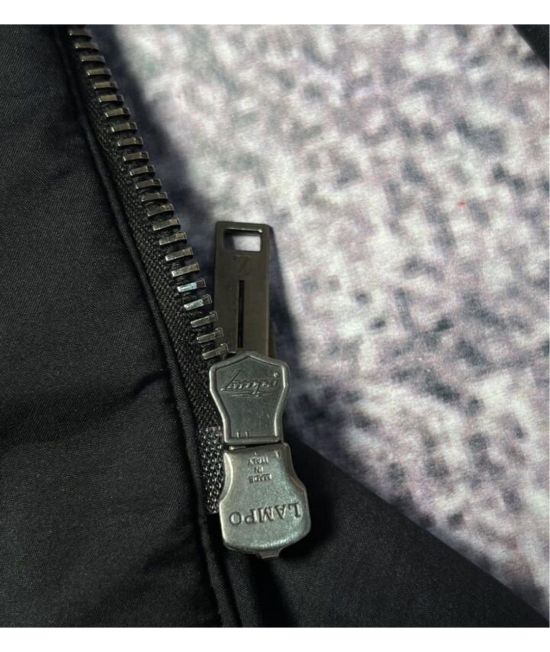 ERMENEGILDO ZEGNA XXX Черный полиамидовый пуховик, фото 6