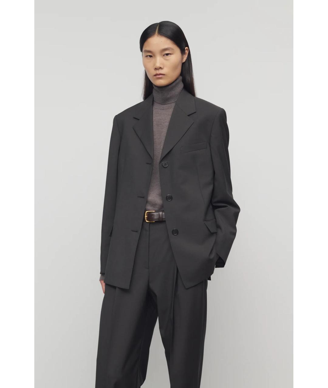 THE ROW Коричневый шерстяной жакет/пиджак, фото 3