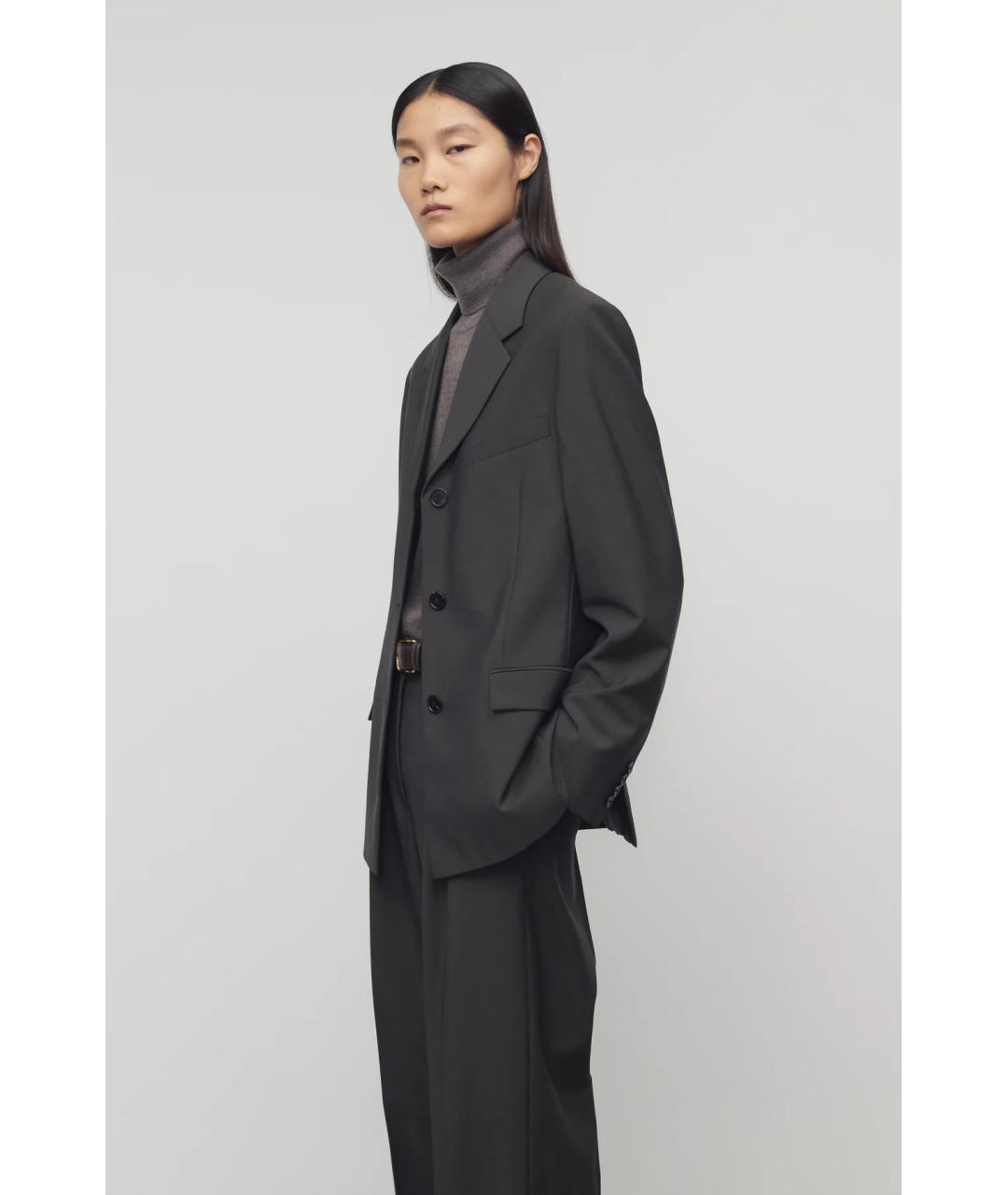 THE ROW Коричневый шерстяной жакет/пиджак, фото 4