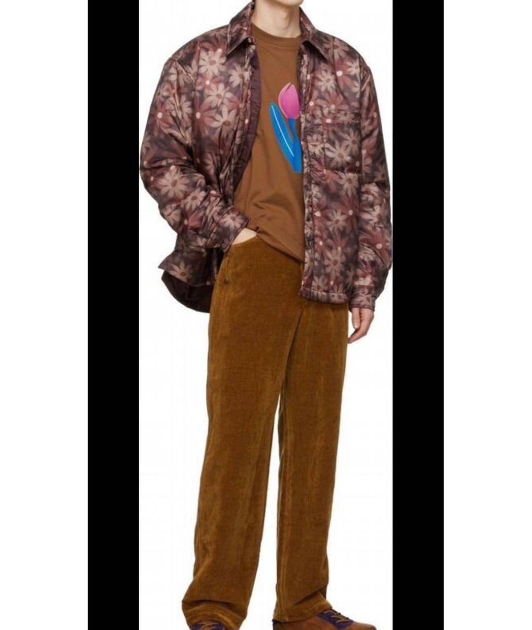 JACQUEMUS Коричневая полиамидовая куртка, фото 4