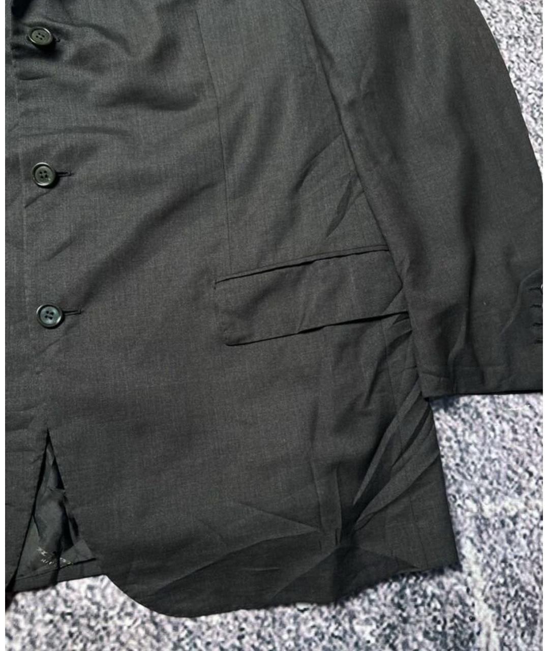 KITON Черный шерстяной пиджак, фото 2